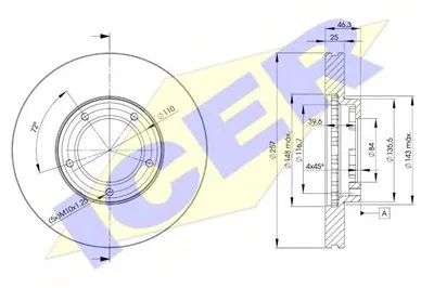 Тормозной диск ICER купить