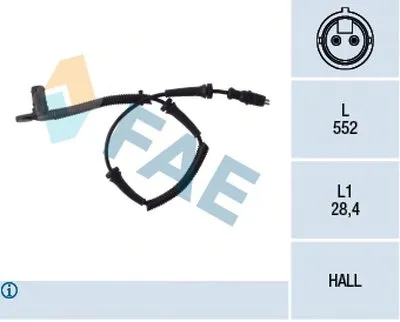 Датчик, частота вращения колеса FAE купить