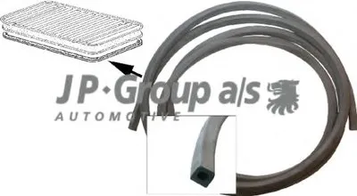 Уплотнение, капот двигателя CLASSIC JP GROUP купить