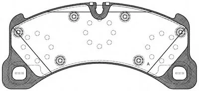 Комплект тормозных колодок, дисковый тормоз ADVANCE OPEN PARTS купить