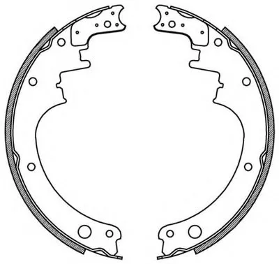 Комплект тормозных колодок ADVANCE OPEN PARTS купить