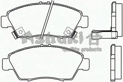 Комплект тормозных колодок, дисковый тормоз ASHUKI купить