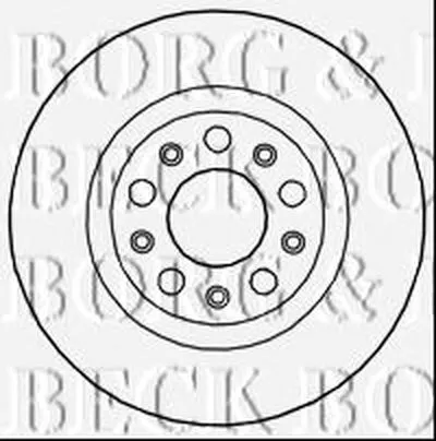 Тормозной диск BORG & BECK купить