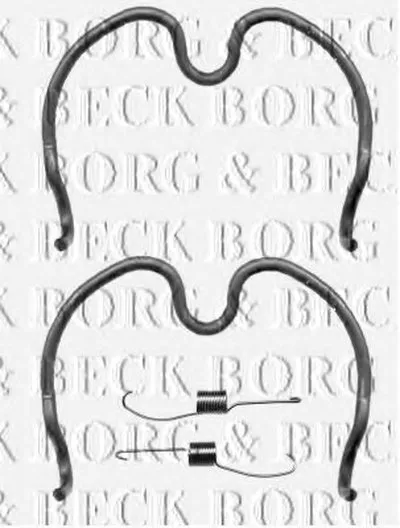 Комплектующие, колодки дискового тормоза BORG & BECK купить