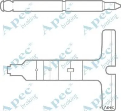 Комплектующие, тормозные колодки APEC braking купить