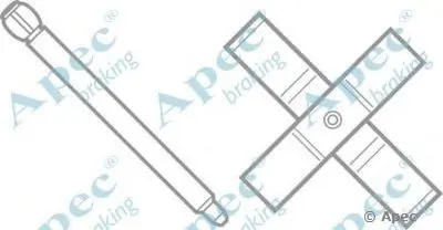Комплектующие, тормозные колодки APEC braking купить