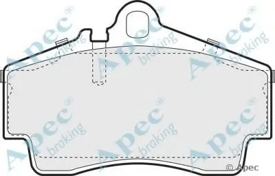 Комплект тормозных колодок, дисковый тормоз APEC braking купить