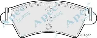 Комплект тормозных колодок, дисковый тормоз APEC braking купить