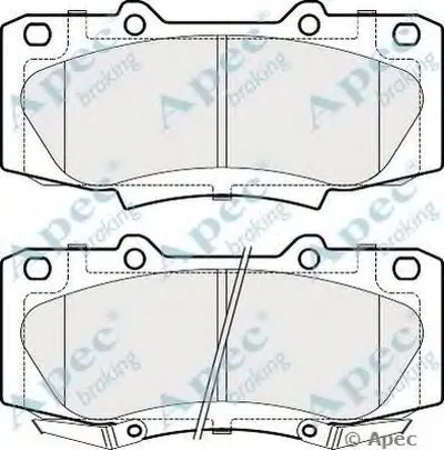 Комплект тормозных колодок, дисковый тормоз APEC braking купить