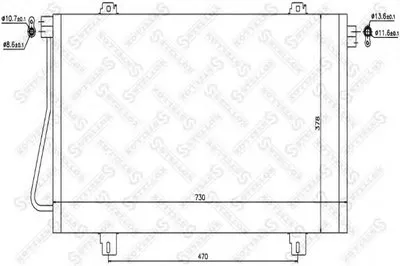 Конденсатор, кондиционер STELLOX купить