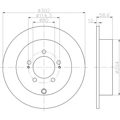 Тормозной диск PRO HELLA PAGID купить