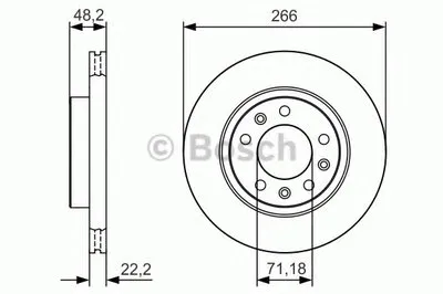 Тормозной диск BOSCH купить