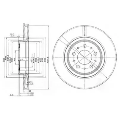 Тормозной диск DELPHI купить
