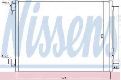 Конденсатор, кондиционер NISSENS купить