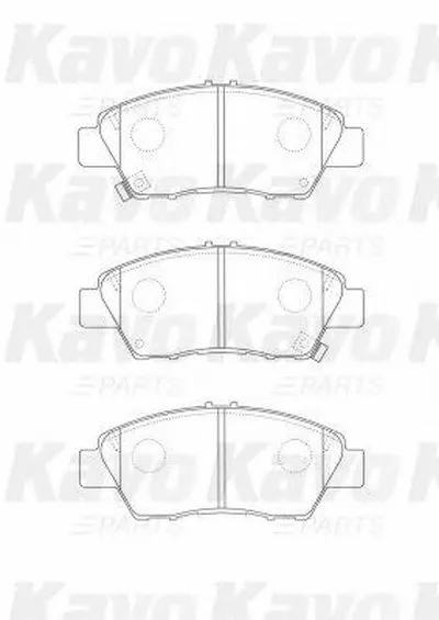 Комплект тормозных колодок, дисковый тормоз MK KASHIYAMA KAVO PARTS купить