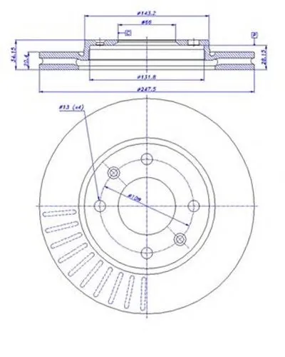 Тормозной диск CAR купить