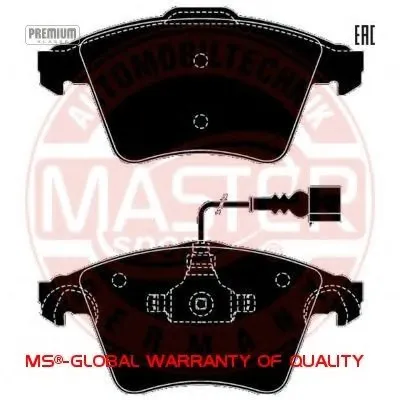 Комплект тормозных колодок, дисковый тормоз Anti-Noise MASTER-SPORT купить