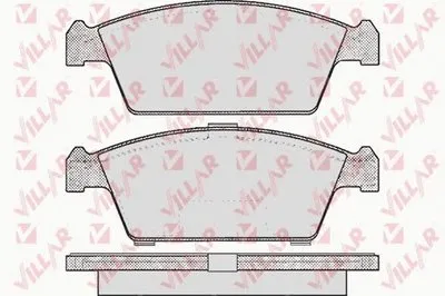 Комплект тормозных колодок, дисковый тормоз VILLAR купить