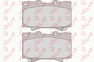 Комплект тормозных колодок, дисковый тормоз VILLAR купить