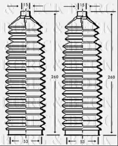 Пыльник, рулевое управление BORG & BECK купить