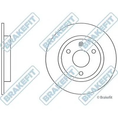 Тормозной диск Brake Fit APEC braking купить