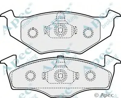 Комплект тормозных колодок, дисковый тормоз Brake Fit APEC braking купить