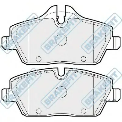 Комплект тормозных колодок, дисковый тормоз Brake Fit APEC braking купить