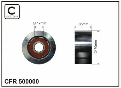 Паразитный / ведущий ролик, поликлиновой ремень CAFFARO купить