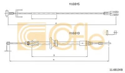 Трос, стояночная тормозная система COFLE купить