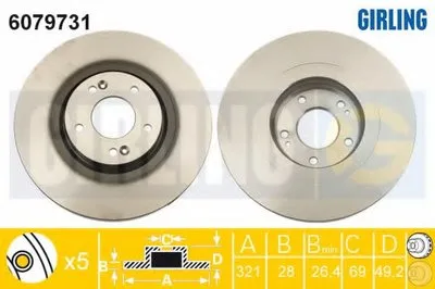 Тормозной диск GIRLING купить