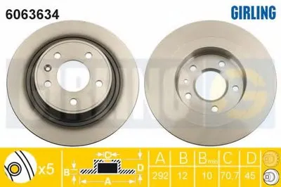 Тормозной диск GIRLING купить