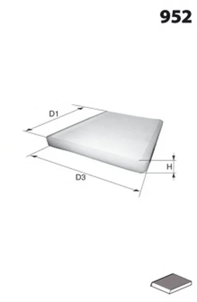 Фильтр, воздух во внутренном пространстве LUCAS FILTERS купить