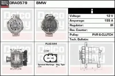 Генератор Remanufactured REMY (Light Duty) DELCO REMY купить
