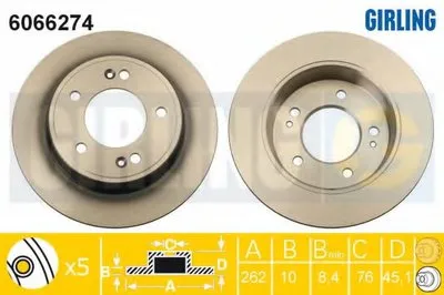 Тормозной диск GIRLING купить