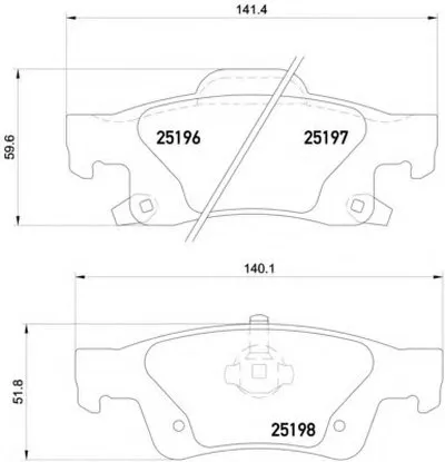 Комплект тормозных колодок, дисковый тормоз HELLA купить