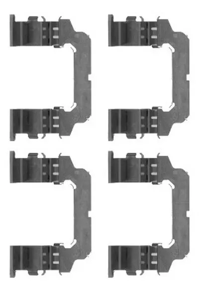 Комплектующие, колодки дискового тормоза HELLA купить