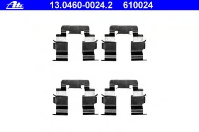 Комплектующие, колодки дискового тормоза ATE купить