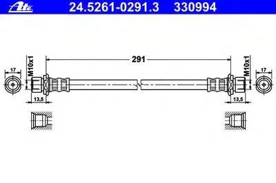 Тормозной шланг ATE купить