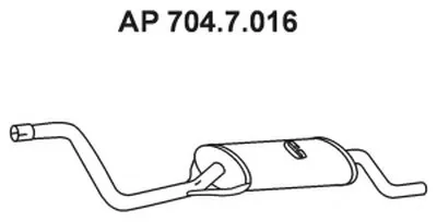 Глушитель выхлопных газов конечный EBERSPÄCHER купить