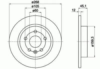 Тормозной диск PRO TEXTAR купить