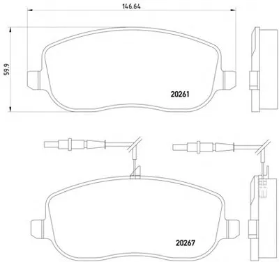 Комплект тормозных колодок, дисковый тормоз HELLA PAGID купить