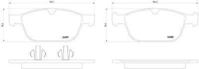 Комплект тормозных колодок, дисковый тормоз HELLA PAGID купить