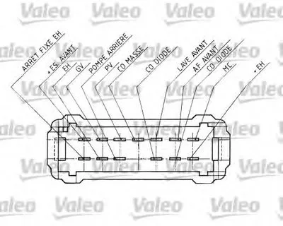 Выключатель на колонке рулевого управления VALEO купить