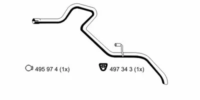 Труба выхлопного газа ERNST купить