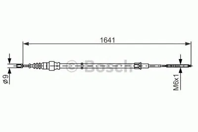 Трос, стояночная тормозная система BOSCH купить