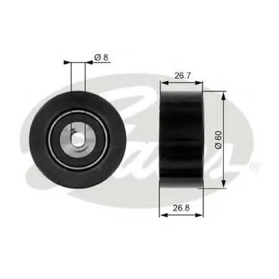 Паразитный / ведущий ролик, поликлиновой ремень DriveAlign® GATES купить