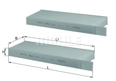 Фильтр, воздух во внутренном пространстве MAHLE ORIGINAL купить