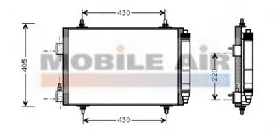 Конденсатор, кондиционер VAN WEZEL купить