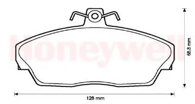 Комплект тормозных колодок, дисковый тормоз JURID купить
