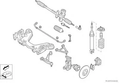 Рулевое управление; Подвеска колеса HERTH+BUSS JAKOPARTS купить